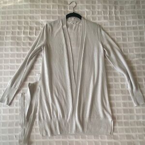 Gap Linen Blend Cardigan Light Baby Blue